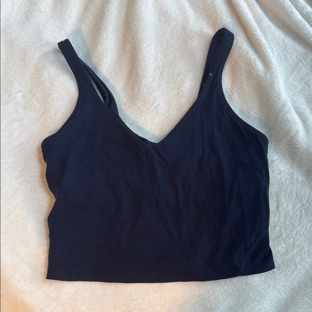Lululemon Athletica Navy Blue Tank Top